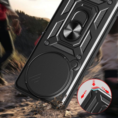 Tech-Protect CamShield Pro Dėklas skirtas Xiaomi Redmi Note 14 Pro+ 5G - Matinis Juodas 2