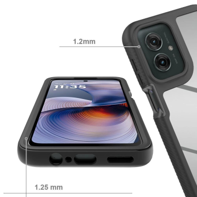 Tech-Protect Defense dėklas Motorola Moto G15 / G15 Power / G05 / E15 - juodas 2
