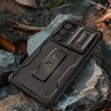 Tech-Protect Kevlar Cam+ Dėklas skirtas Samsung Galaxy S25+ - Juodas 5