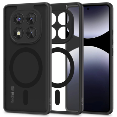Tech-Protect MagMat MagSafe Dėklas skirtas Xiaomi Redmi Note 14 Pro 5G / Poco X7 5G - Matinis Juodas