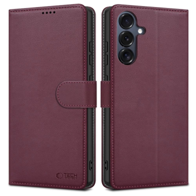 Tech-Protect Piniginės tipo Dėklas skirtas Samsung Galaxy A16 4G / 5G - Burgundy