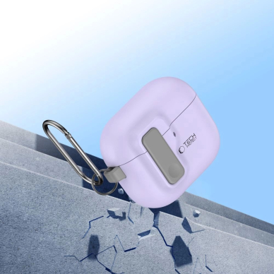 Tech-Protect Slim Hook Dėklas AirPods 4 - Violetinis 5