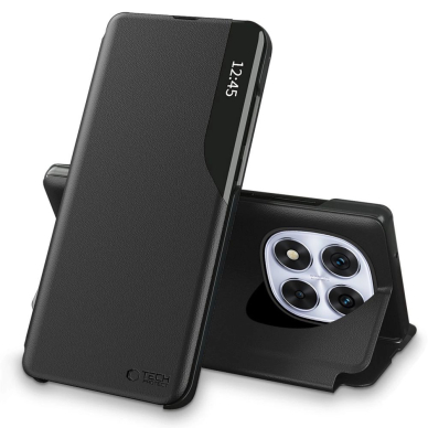 Tech-Protect Smart View Dėklas skirtas Xiaomi Redmi Note 14 Pro 5G / Poco X7 5G - Juodas