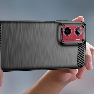 Tech-Protect TPUCarbon dėklas Motorola Moto G05 / E15 - juodas 3
