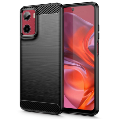 Tech-Protect TPUCarbon dėklas Motorola Moto G05 / E15 - juodas