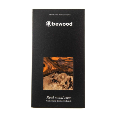 Telefono Dėklas iPhone 15 MagSafe Bewood Unique Medinis Rudas Oranžinis KOW068 3