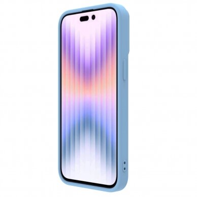 Telefono Dėklas Nillkin CamShield Silky Silicone Case for iPhone 15 Pro with Camera Protector Mėlynas KOW068 4
