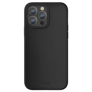 Telefono Dėklas UNIQ etui Lino iPhone 13 Pro / 13 6,1" Matinis Juodas KOW068 1