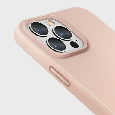 Telefono Dėklas UNIQ etui Lino iPhone 13 Pro / 13 6,1" Matinis Rožinis KOW068 4