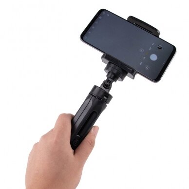 Trikojis Mini Telefono Laikiklis - Asmenukių Lazda - Kameros GoPro laikiklis juodas 17
