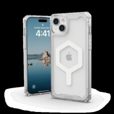 UAG Plyo MagSafe - Apsauginis dėklas skirta iPhone 15 Plus pritaikyta su MagSafe (ice-Baltas)