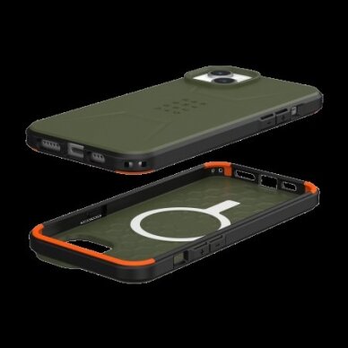 UAG Civilian Magsafe - Apsauginis dėklas skirta iPhone 15 Plus (olive) 2