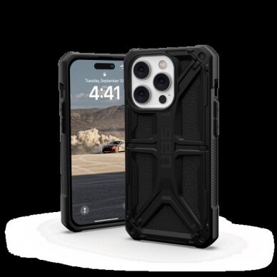 UAG Monarch - Apsauginis dėklas skirta iPhone 14 Pro Max (Juodas) 1