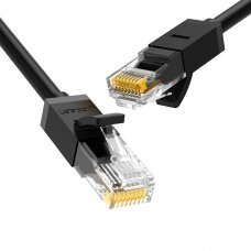 Ugreen Ethernet patchcord kabelis RJ45 Cat 6 UTP 1000Mbps 1m Juodas (20159)