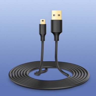 Ugreen 5 pin gold-plated USB cable - mini USB 0.25m black (US132) 14