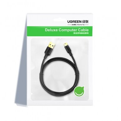 Ugreen 5 pin gold-plated USB cable - mini USB 0.25m black (US132) 4