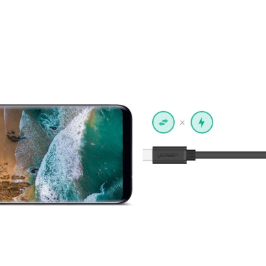 Ugreen cable extension cord USB Type C 3.1 (female) - USB Type C 3.1 (male) 0.5m Juodas (40574) 5