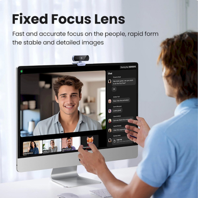 Ugreen CM678 USB HD webcam - pilkas 5