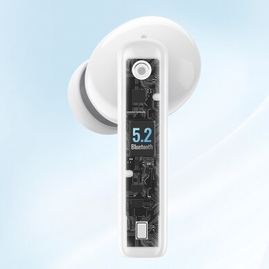 ugreen HiTune T3 Active WS106 Wireless bluetooth 5.2 TWS ANC ausinės - Baltas 4