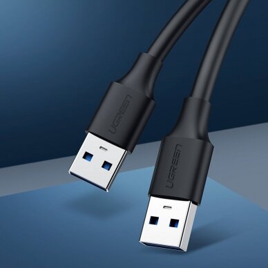 Ugreen USB 2.0 (male) - USB 2.0 (male) Kabelis 0,5 m Juodas (US128 10308) 8