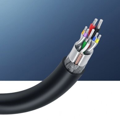 Ugreen USB - USB (male - USB 3.2 Gen 1) cable 1 m Juodas (US128 10370) 10
