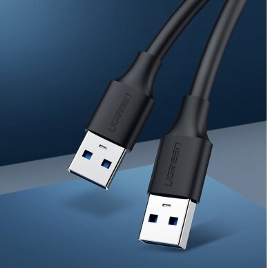 Ugreen USB - USB (male - USB 3.2 Gen 1) cable 1 m Juodas (US128 10370) 9