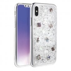 UNIQ Lumence dėklas iPhone XS Max sidabrinis