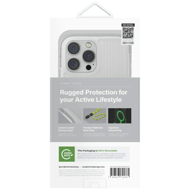 Uniq Combat Active Magclick Charging Dėklas skirtas iPhone 16 Pro Max - Baltas 5