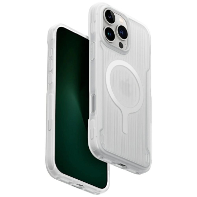 Uniq Combat Active Magclick Charging Dėklas skirtas iPhone 16 Pro Max - Baltas