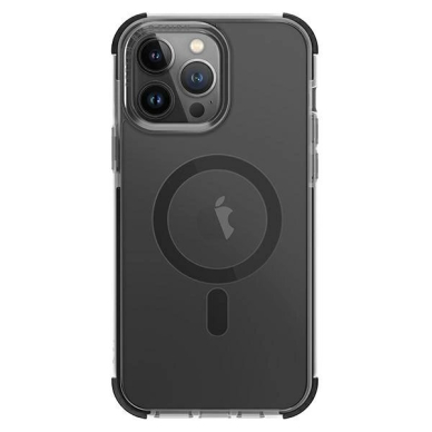 Uniq Combat iPhone 14 Pro Max 6.7&quot; Dėklas Magclick Charging Juodas/concrete charcoal 1