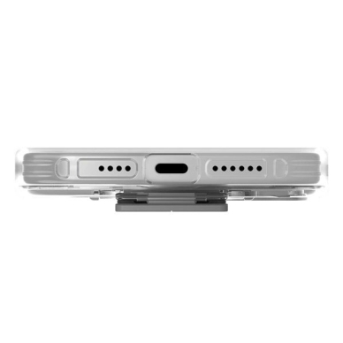 Uniq Dėklas Heldro Mount su stoveliu iPhone 15 Pro 6.1&quot; Permatomas/lucent Permatomas 3