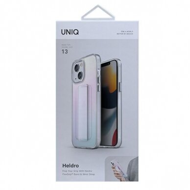 Iphone 13 UNIQ dėklas su dieliu Heldro  6.1" Iridescent 5
