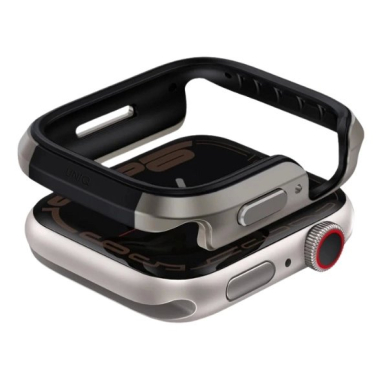 Uniq Dėklas Valencia Apple Watch Series 46mm Sidabrinis/titanium Sidabrinis 1