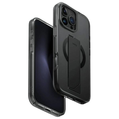 Uniq Heldro Max iPhone 16 Pro Max 6.9&quot; Magclick Charging Dėklas Juodas/vapour smoke
