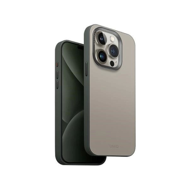 Uniq Lyden DS iPhone 15 Pro Max 6.7&quot; Magclick Charging Dėklas beige-Žalias/ivory-lichen Žalias