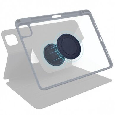 Uniq Rovus case skirta iPad Pro 11 (2021-2022) / Air 10.9  (2020-2022) pilkos spalvos/chalk pilkos spalvos Magnetic Case 5