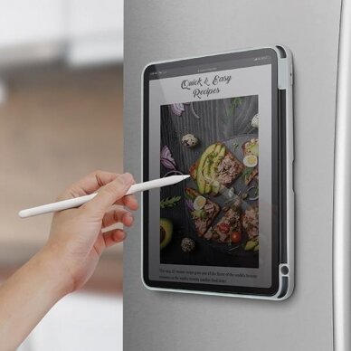 Uniq Rovus case skirta iPad Pro 11 (2021-2022) / Air 10.9  (2020-2022) pilkos spalvos/chalk pilkos spalvos Magnetic Case 6
