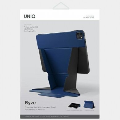 Uniq Ryze case skirta iPad Pro 11 (2021-2022) / Air 10.9  (2020-2022) - Mėlynas 5