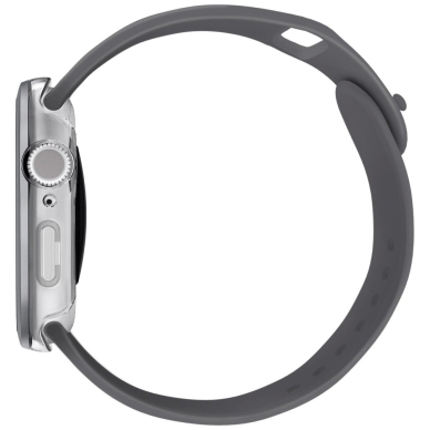 Uniq Voute Tempered Glass Dėklas skirtas Apple Watch 10 42 mm - Sidabrinis 2