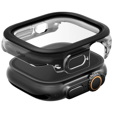 Uniq Voute Tempered Glass Dėklas skirtas Apple Watch Ultra 49mm - Juodas 1