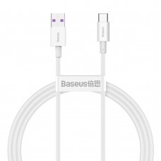 Akcija! USB kabelis Baseus Superior USB į Type-C 66W 2.0m baltas CATYS-A02