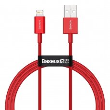 USB kabelis Baseus Superior USB - Lightning 2,4 A 1 m Raudonas (CALYS-A09)