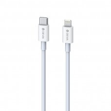 USB kabelis Devia Smart PD Type-C į Lightning 1.0m 20w 3A baltas