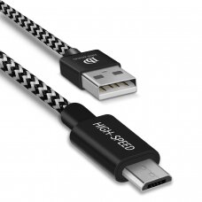 USB kabelis Dux Ducis K-ONE USB - microUSB FastCharging 1.0m