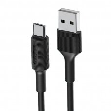 USB Type-C kabelis Borofone BX1 1.0m juodas