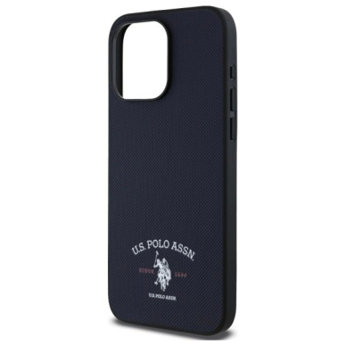 US Polo USHCP15XPARV iPhone 15 Pro Max 6.7&quot; Navy Printed DH Logo 5