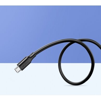 USB Kabelis Ugreen - micro USB kabelis 2A 1m juodas (60136)  UGLX912 9