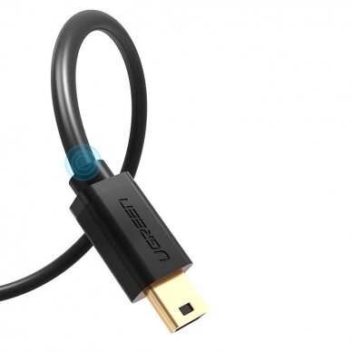 USB Kabelis Ugreen - mini USB cable 480 Mbps 2 m Juodas (US132 30472) 10