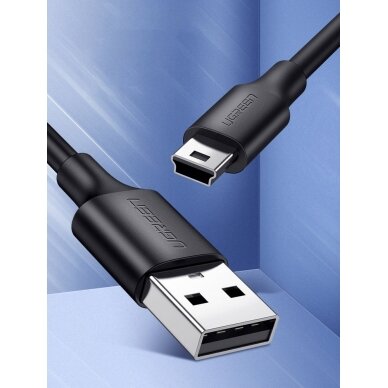 USB Kabelis Ugreen - mini USB cable 480 Mbps 2 m Juodas (US132 30472) 15