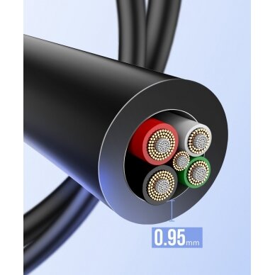 USB Kabelis Ugreen - mini USB cable 480 Mbps 2 m Juodas (US132 30472) 21